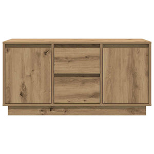 TV-Schrank Artisan Eiche mit LED 100 cm
