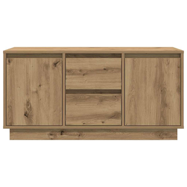 TV-Schrank Artisan Eiche mit LED 100 cm