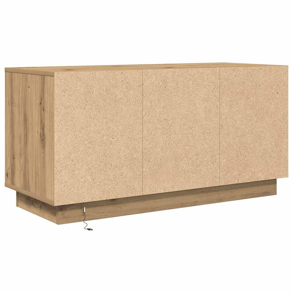 TV-Schrank Artisan Eiche mit LED 100 cm