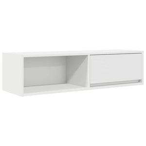 vidaXL Meuble TV blanc 100x31x25,5 cm Aggloméré