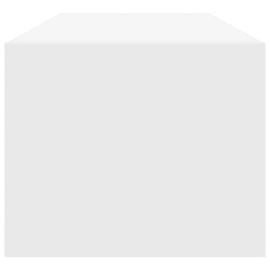 vidaXL Meuble TV blanc 100x31x25,5 cm Aggloméré