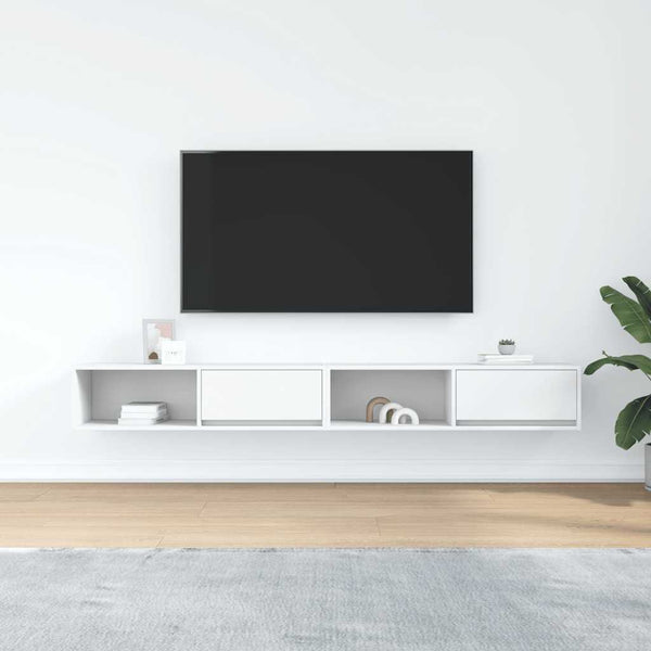 TV-Schränke Weiß, 2er Set