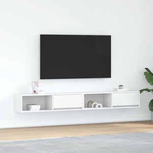TV-Schränke Weiß, 2er Set
