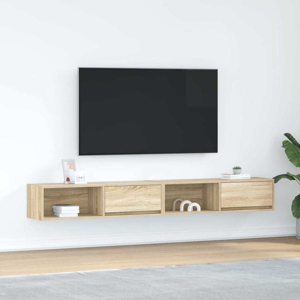 TV-Schränke Sonoma-Eiche, 2er-Set
