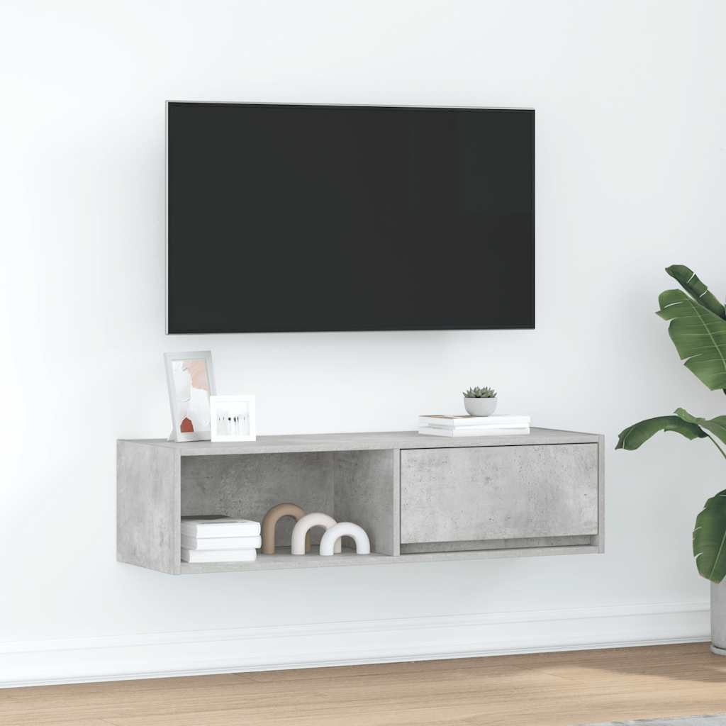 TV-Schrank Betongrau 100 cm
