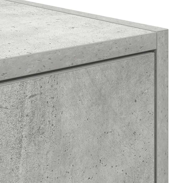 TV-Schränke Betongrau 2er-Set 100 cm