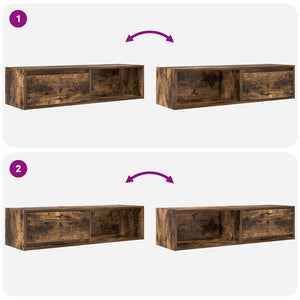 TV-Schrank Räuchereiche 100 cm
