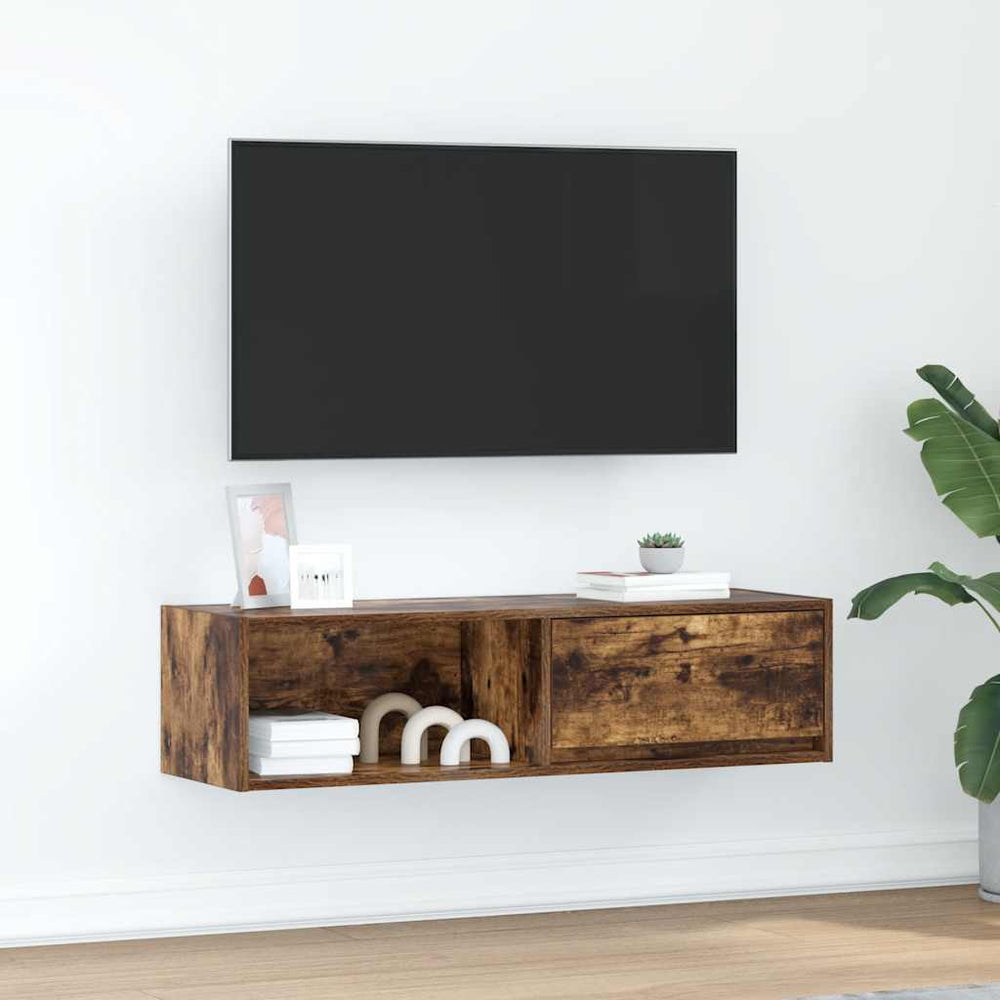 TV-Schrank Räuchereiche 100 cm