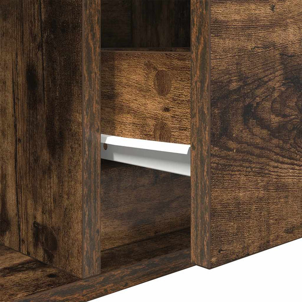 TV-Schränke Räuchereiche 100 cm, 2er-Set