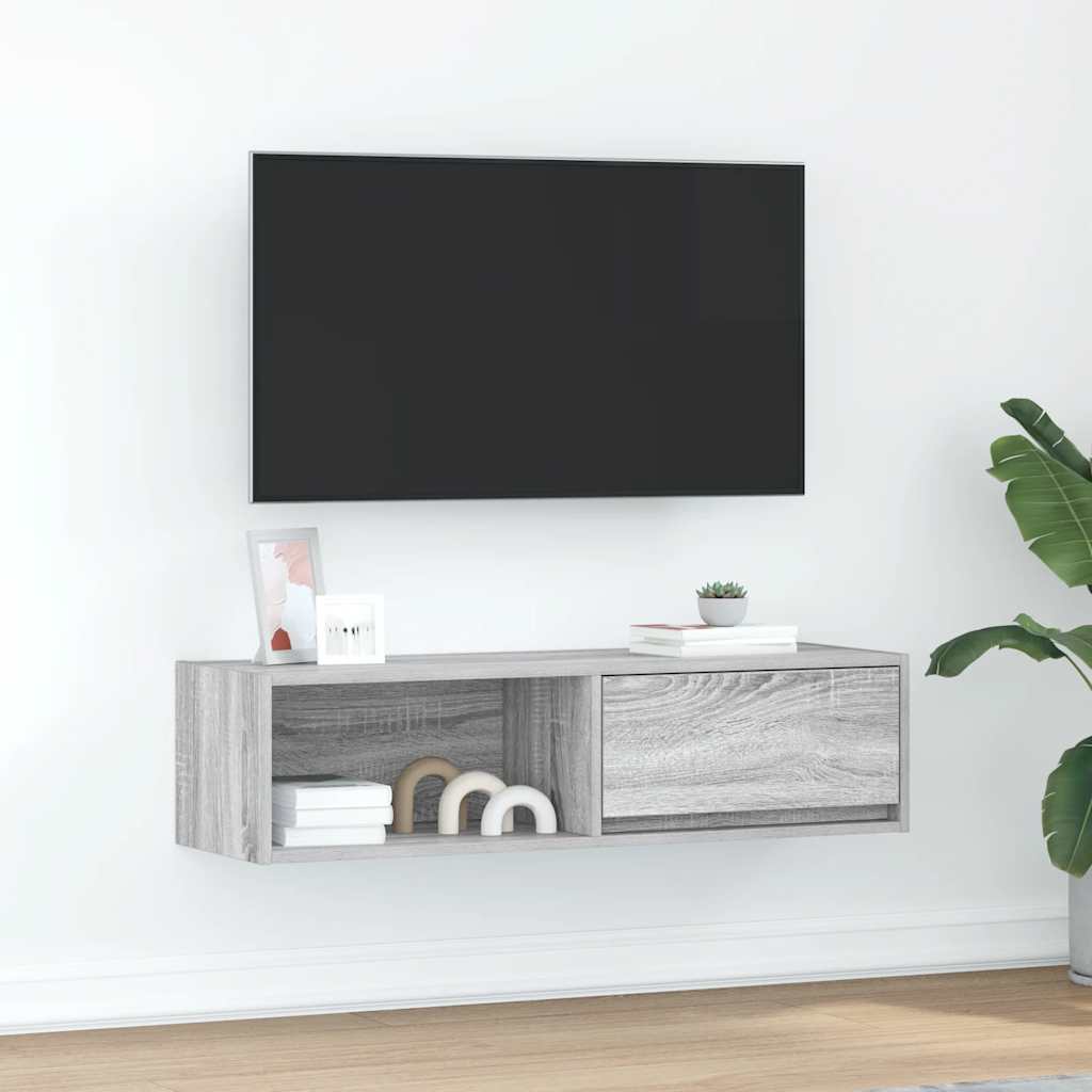 TV-Schrank Grau Sonoma 100 cm