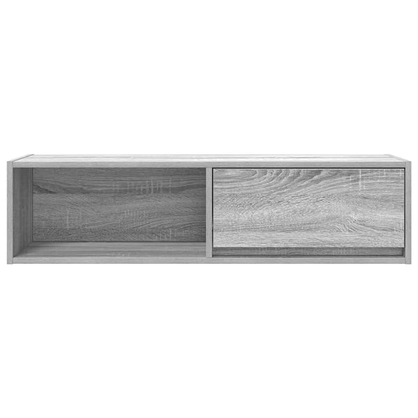 vidaXL Meubles TV 2 pcs Gris Sonoma 100x31x25,5 cm Aggloméré