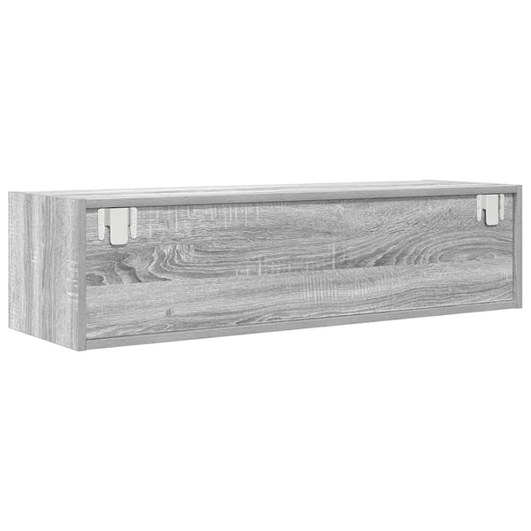 vidaXL Meubles TV 2 pcs Gris Sonoma 100x31x25,5 cm Aggloméré