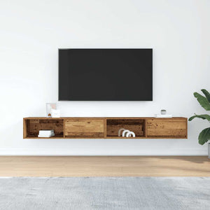 TV-Schränke Altholz-Optik, 2er Set