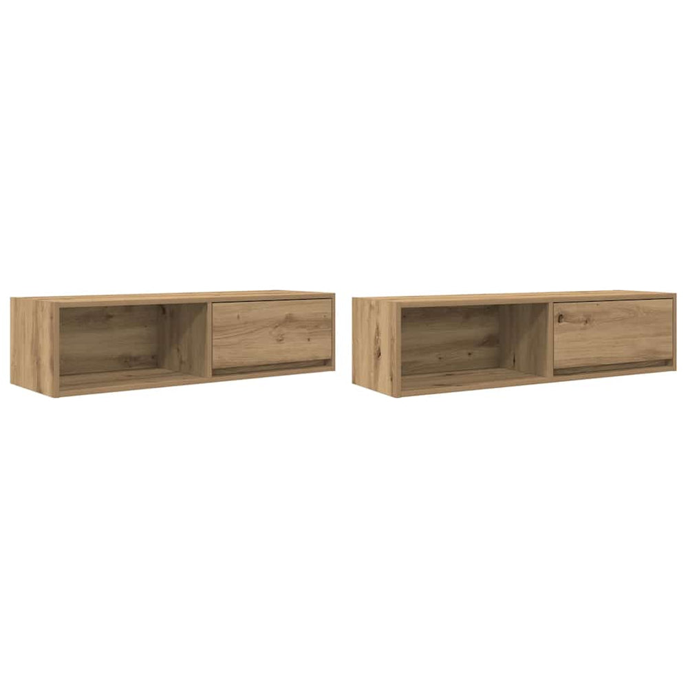 TV-Schränke 2er Set Artisan-Eiche