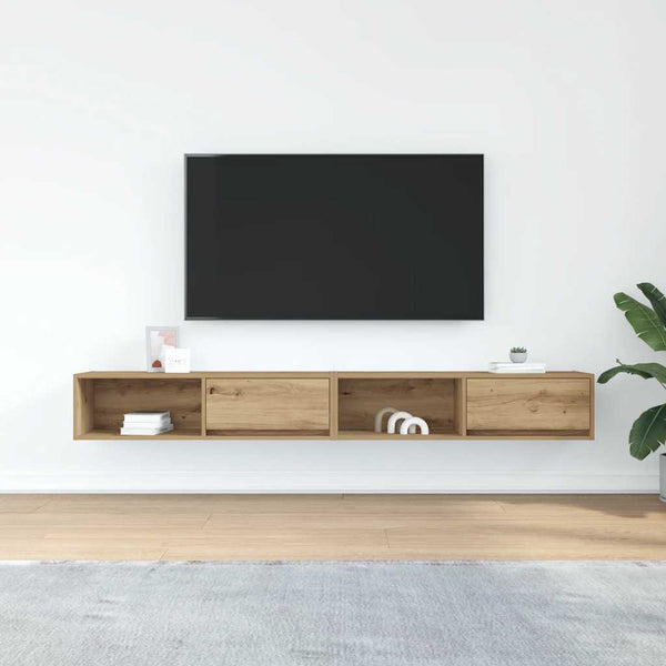 TV-Schränke 2er Set Artisan-Eiche