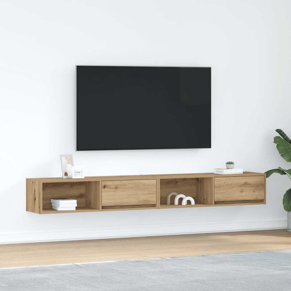 TV-Schränke 2er Set Artisan-Eiche