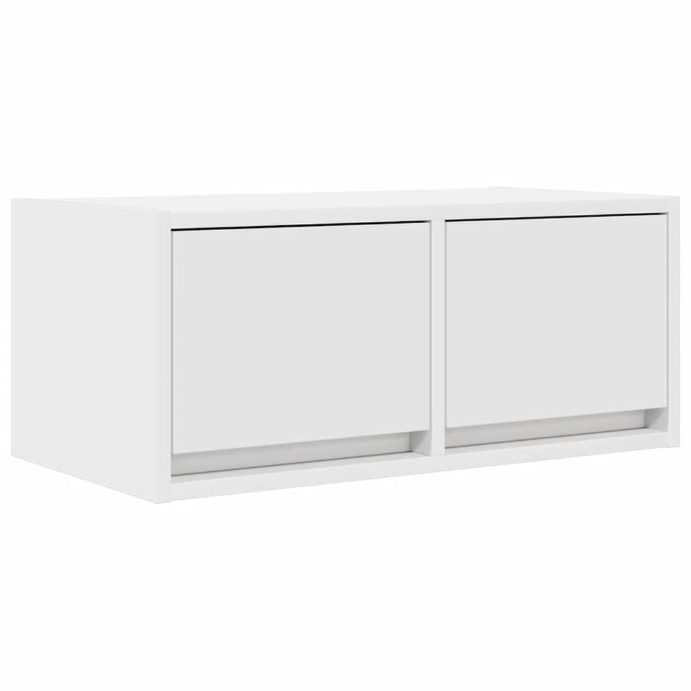 vidaXL Meuble TV Blanc 60x31x25,5 cm Bois d'ingénierie