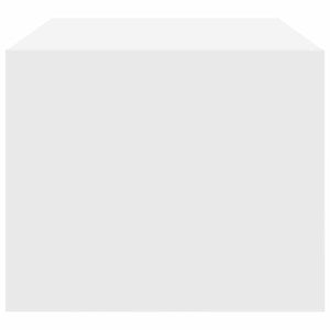 vidaXL Meubles TV 2 pcs Blanc 60x31x25,5 cm Bois d'ingénierie
