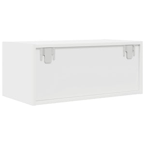 vidaXL Meubles TV 2 pcs Blanc 60x31x25,5 cm Bois d'ingénierie