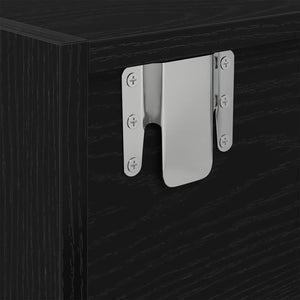 TV-Schrank Schwarz Eiche 60 cm