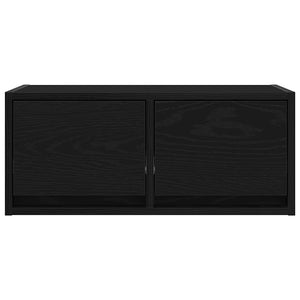 TV-Schränke Schwarz Eichen-Optik, 2er-Set