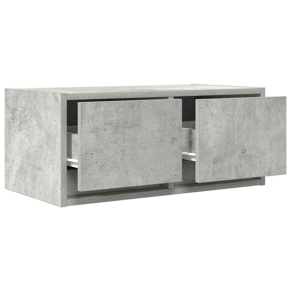 vidaXL Meuble TV gris béton 60x31x25,5 cm Aggloméré