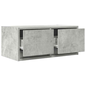 vidaXL Meubles TV 2 pcs Gris béton 60x31x25,5 cm Bois d'ingénierie