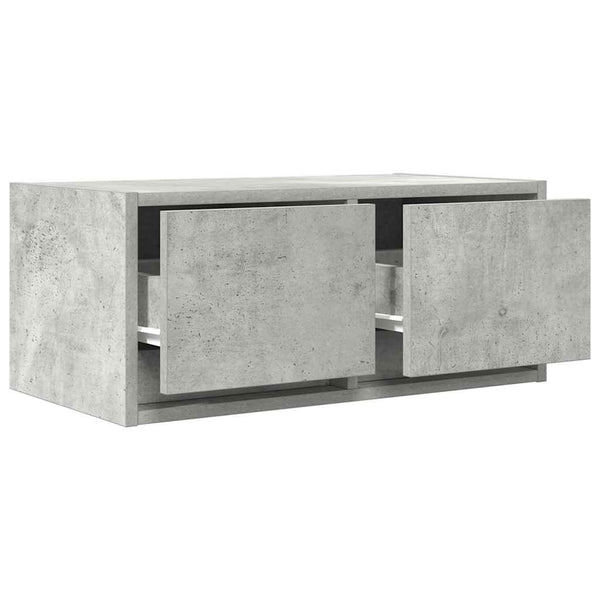 vidaXL Meubles TV 2 pcs Gris béton 60x31x25,5 cm Bois d'ingénierie