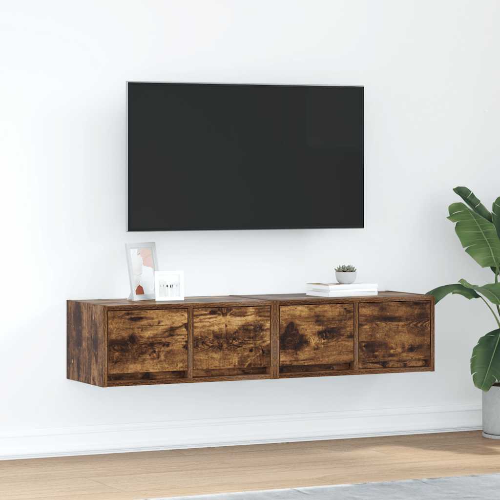 TV-Schränke 2er Set Räuchereiche 60cm
