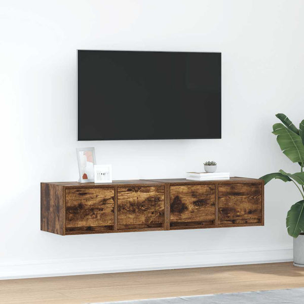 TV-Schränke 2er Set Räuchereiche 60cm