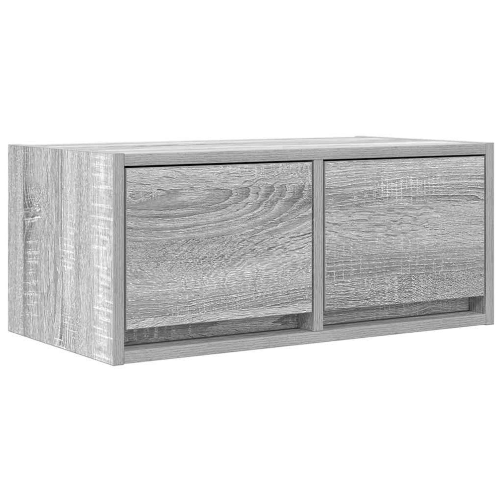 vidaXL Meuble TV Gris Sonoma 60x31x25,5 cm Bois d'ingénierie