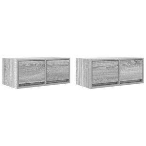 TV-Schränke Grau Sonoma 2er Set