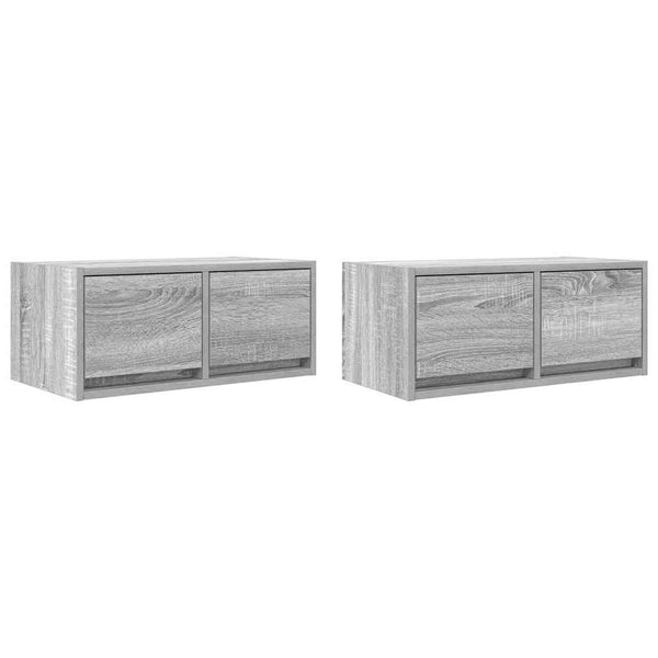 TV-Schränke Grau Sonoma 2er Set