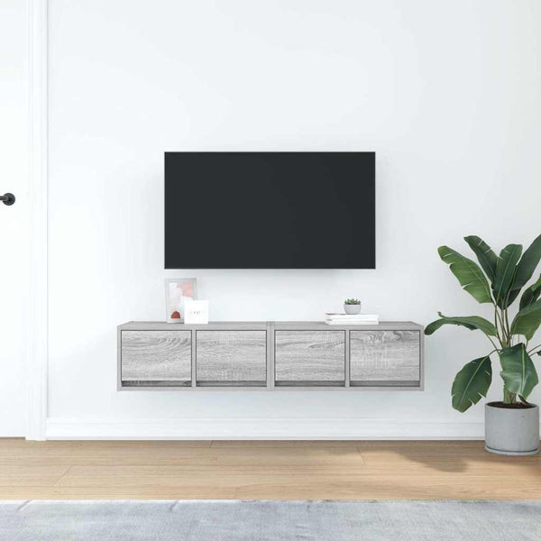 TV-Schränke Grau Sonoma 2er Set