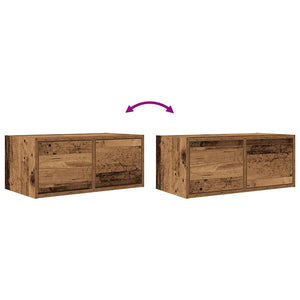 TV-Schränke Altholz-Optik, 2er-Set
