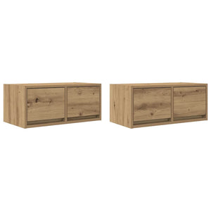 TV-Schränke Artisan-Eiche 60x31x25,5cm, 2er-Set
