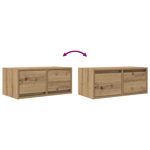 TV-Schränke Artisan-Eiche 60x31x25,5cm, 2er-Set