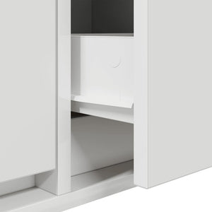 Weißer TV-Schrank, 80 cm