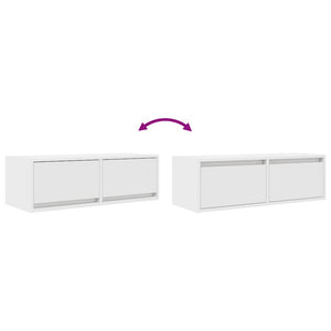Weißer TV-Schrank, 80 cm