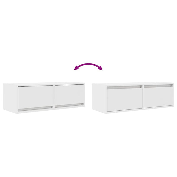 Weißer TV-Schrank, 80 cm