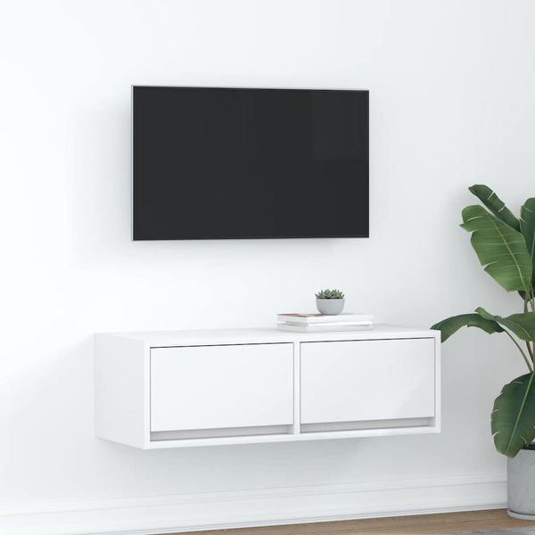 Weißer TV-Schrank, 80 cm