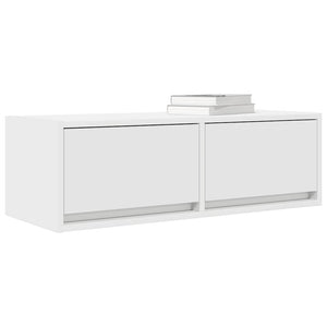 vidaXL Meubles TV 2 pcs Blanc 80x31x25,5 cm Aggloméré