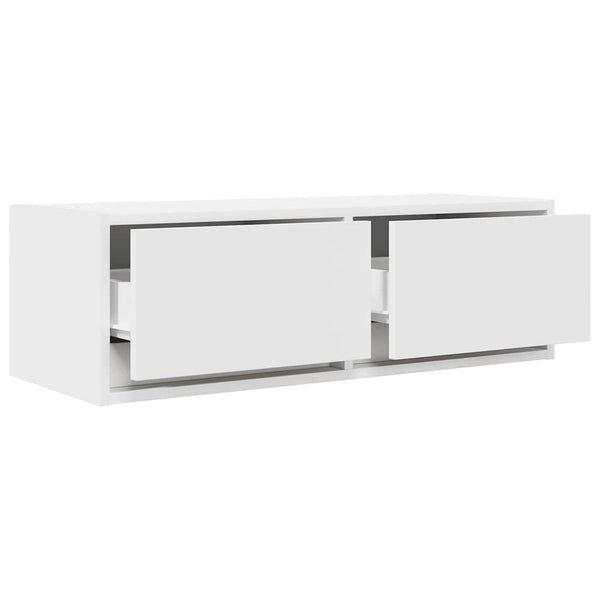 vidaXL Meubles TV 2 pcs Blanc 80x31x25,5 cm Aggloméré