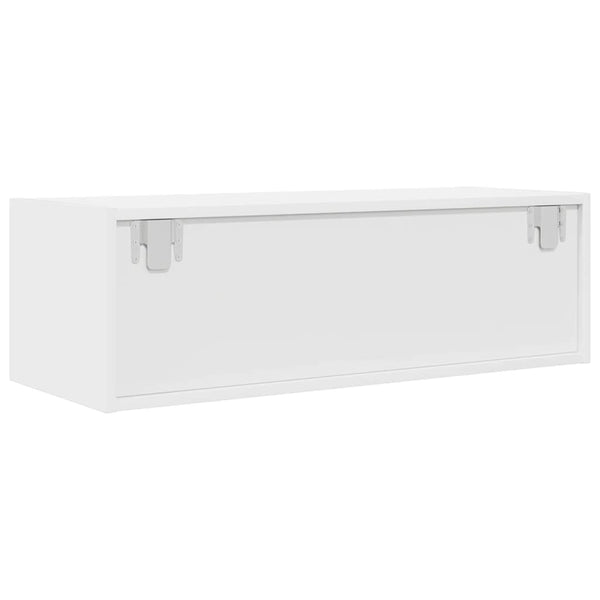 vidaXL Meubles TV 2 pcs Blanc 80x31x25,5 cm Aggloméré