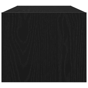 TV-Schränke 2er Set Schwarz Eichenoptik 80 cm