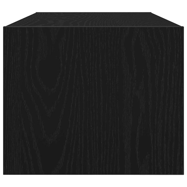 TV-Schränke 2er Set Schwarz Eichenoptik 80 cm
