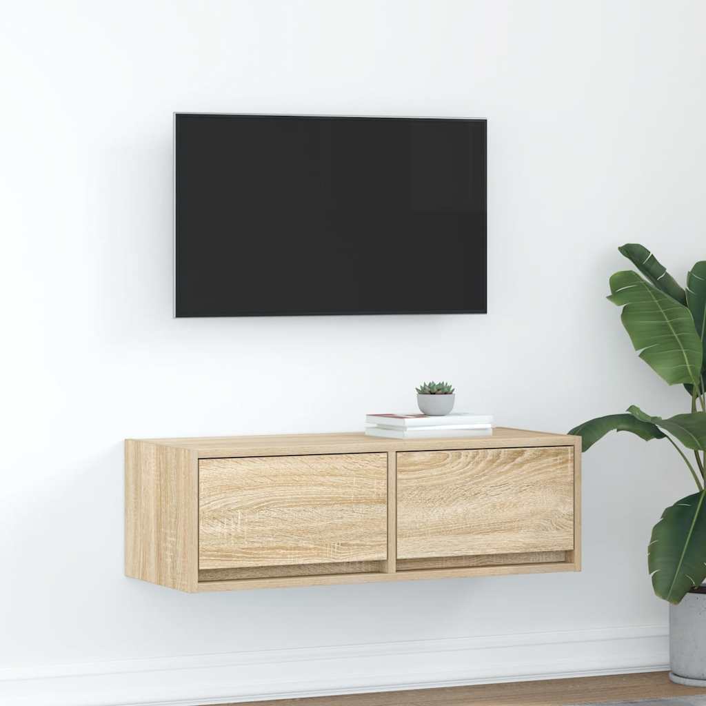 TV-Schrank Sonoma-Eiche, 80 cm