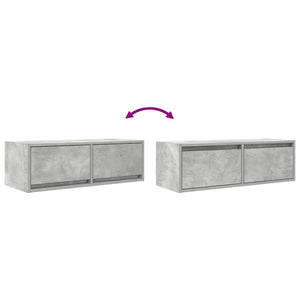 TV-Schrank Betongrau 80 cm