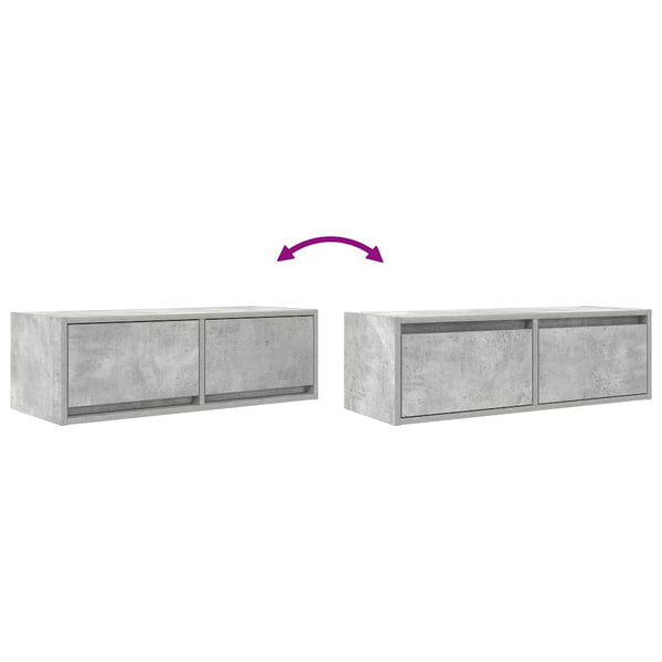 TV-Schrank Betongrau 80 cm