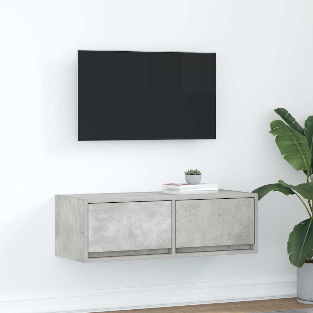 TV-Schrank Betongrau 80 cm